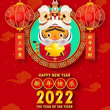 Gelukkig Chinees Nieuwjaar 2022